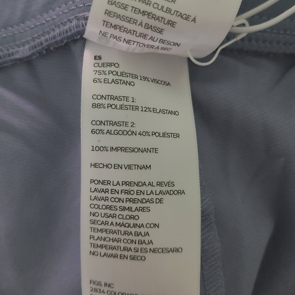 Figs Light Blue Scrub SET XXL - Picture 13 of 14